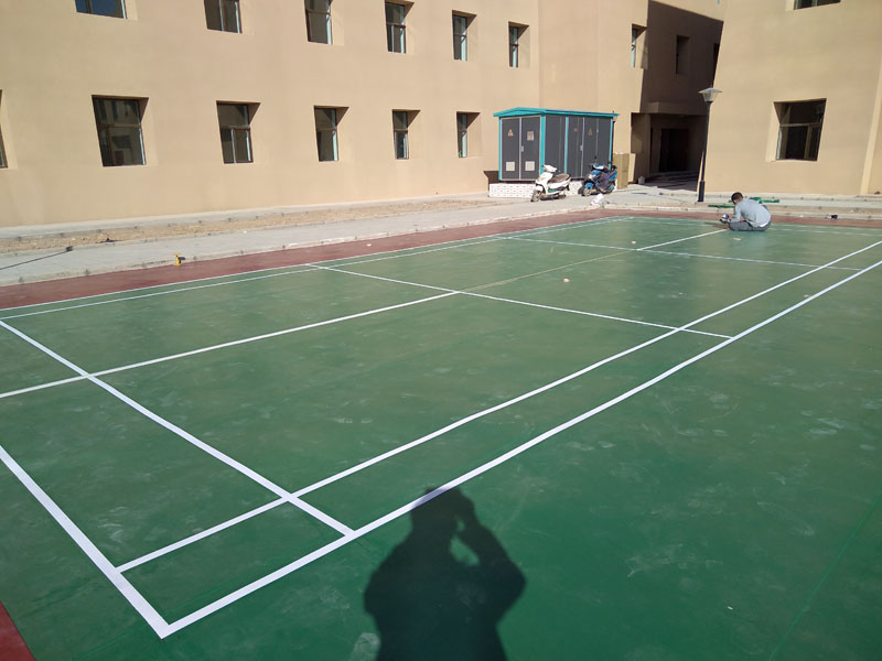 室外PVC羽毛球運(yùn)動地膠